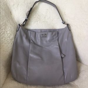 Coach Light grey purse